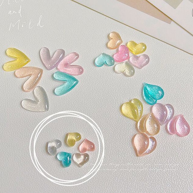 Set 30 Hạt Pha Lê 3D Nhiều Màu Sắc Đính Móng Nghệ Thuật