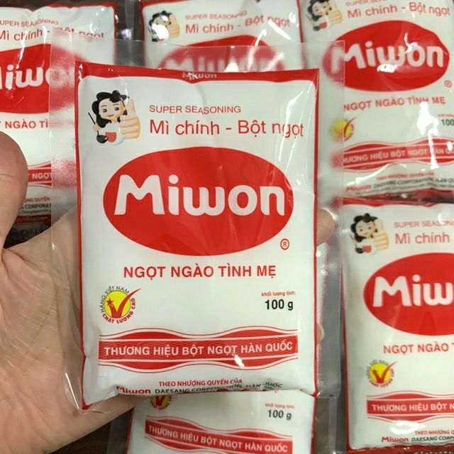Mì chính miwon cánh to gói 100g