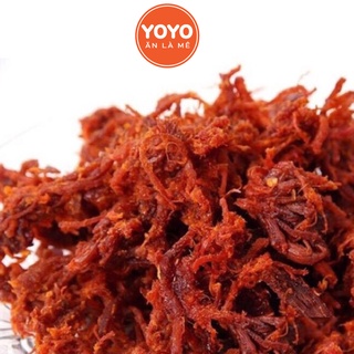 Khô Bò Xé Sợi Yo Yo Túi Zip 500g, Siêu Ngon, Siêu Rẻ. Đồ Ăn Vặt Yoyo "Ăn là mê"