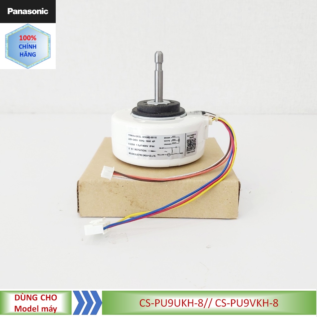 [Mã ELHA22 giảm 6% đơn 300K] Phụ kiện motor quạt dàn trong điều hòa Panasonic model CS-PU9UKH-8// CS-PU9VKH-8