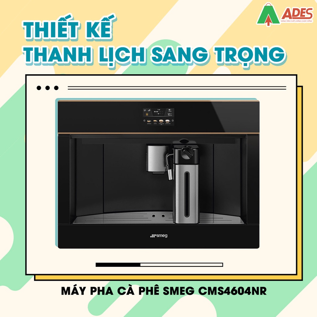 [Mã 154ELSALE2 giảm 7% đơn 300K] Máy Pha Cà Phê Smeg CMS4601NR - Bảo Hành Chính Hãng