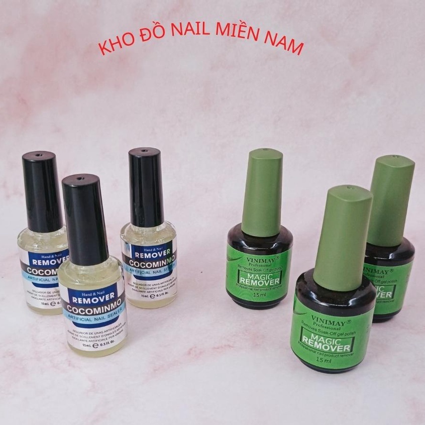 Nước Phá Gel Vinimay & Nước Phá Gel Lạnh Coco - Nước Phá Gel Móng Tay 15ml