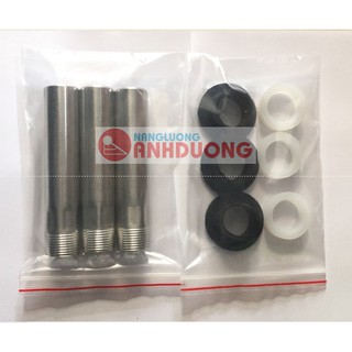 Bộ 3 ty inox, ron trong ngoài phi 25 máy (bình) nước nóng năng lượng mặt trời
