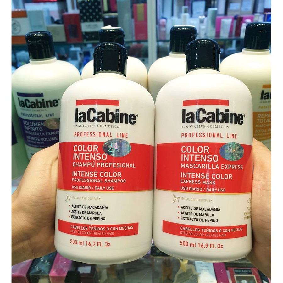 DẦU GỘI GIỮ MÀU TÓC CHUYÊN NGHIỆP LACABINE - CHAI 500ML