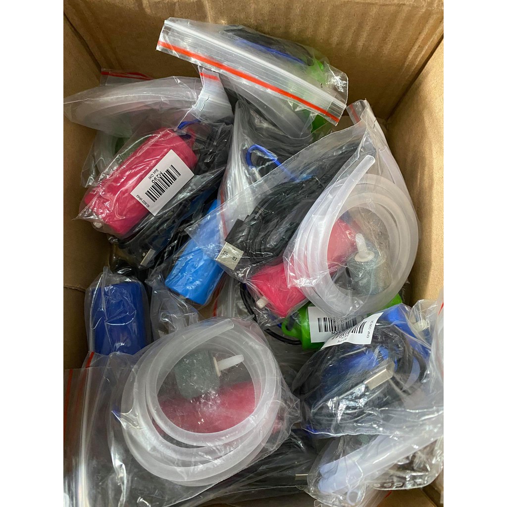 Sục khí cắm sạc dự phòng sục câu cá