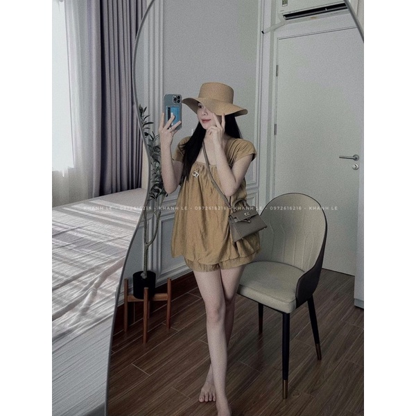 Set Đũi Tơ Tay Hến 2 Màu Sexy Điệu Đà
