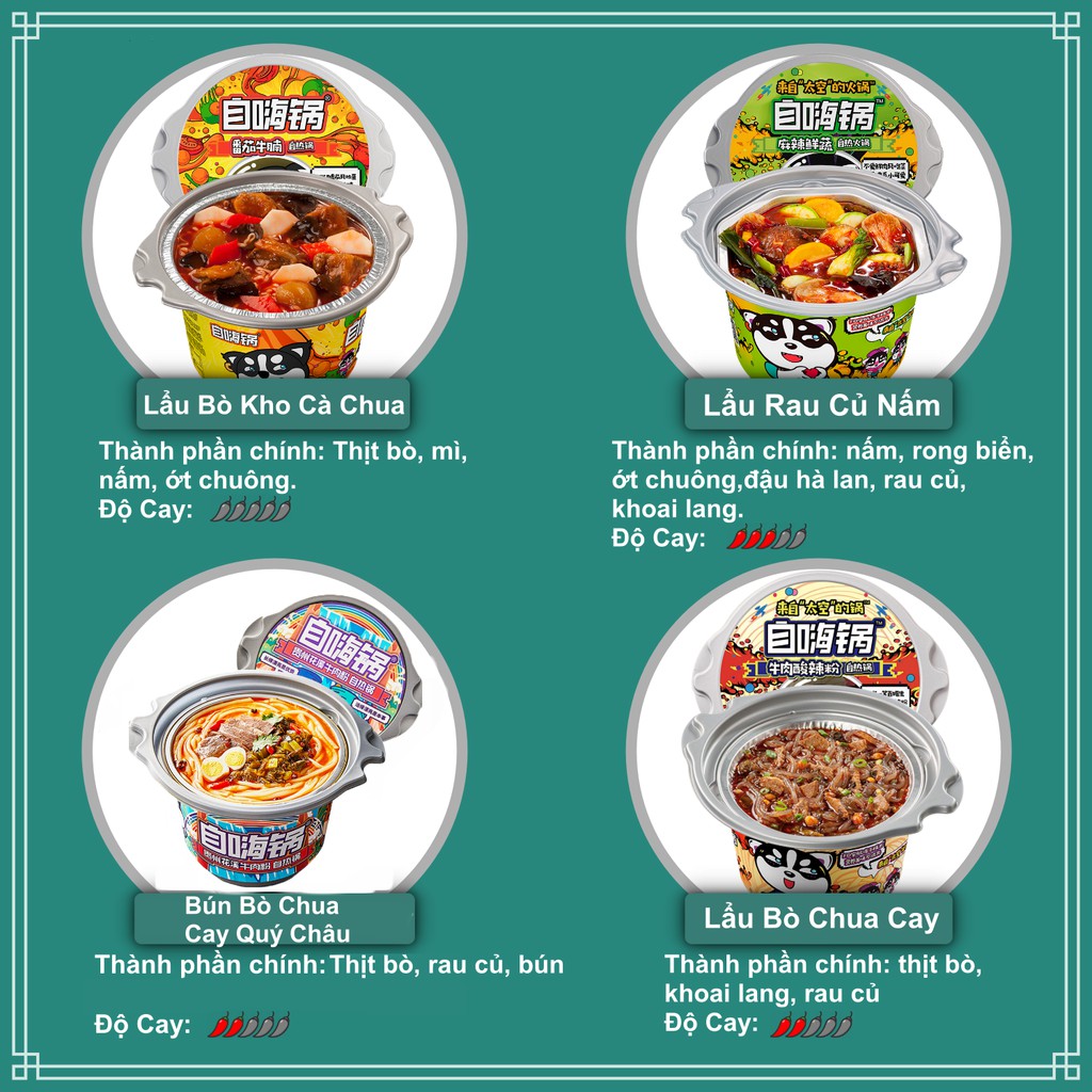 Lẩu Tự Sôi - Lẩu Trùng Khánh Chính Hãng - HCM Có Hàng Sẵn.