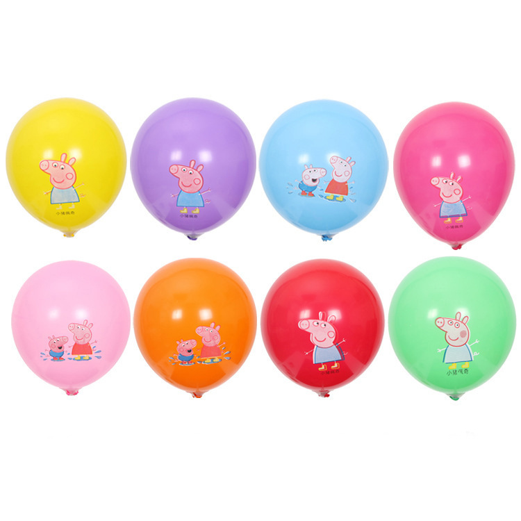 10 Bong Bóng Latex 12 &quot;Hình Heo  Trang Trí Tiệc Sinh Nhật