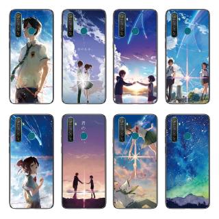 Ốp Điện Thoại TPU Mềm Chống Sốc In Hình Cặp Đôi Anime Cho OPPO Realme 5i / Realme 5S / Realme 5 Pro / Realme Q