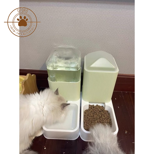 [Tiện lợi] Bình tự động rút nước, hạt cho thú cưng size siêu lớn 3,5L - 4pets official
