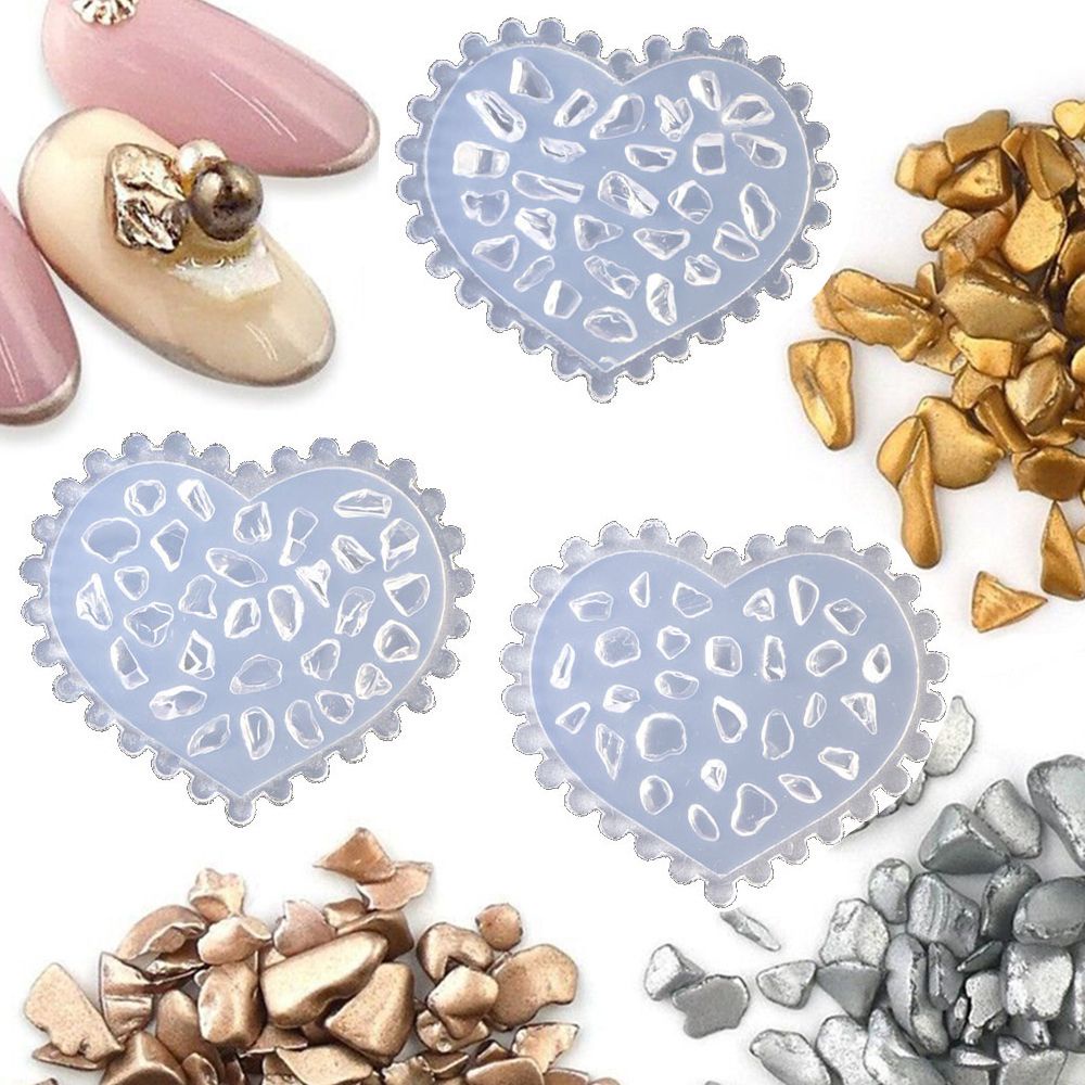 [Hàng mới về] Khuôn silicon dùng làm phụ kiện trang trí móng tay 3D DIY nhiều kiểu dáng tùy chọn