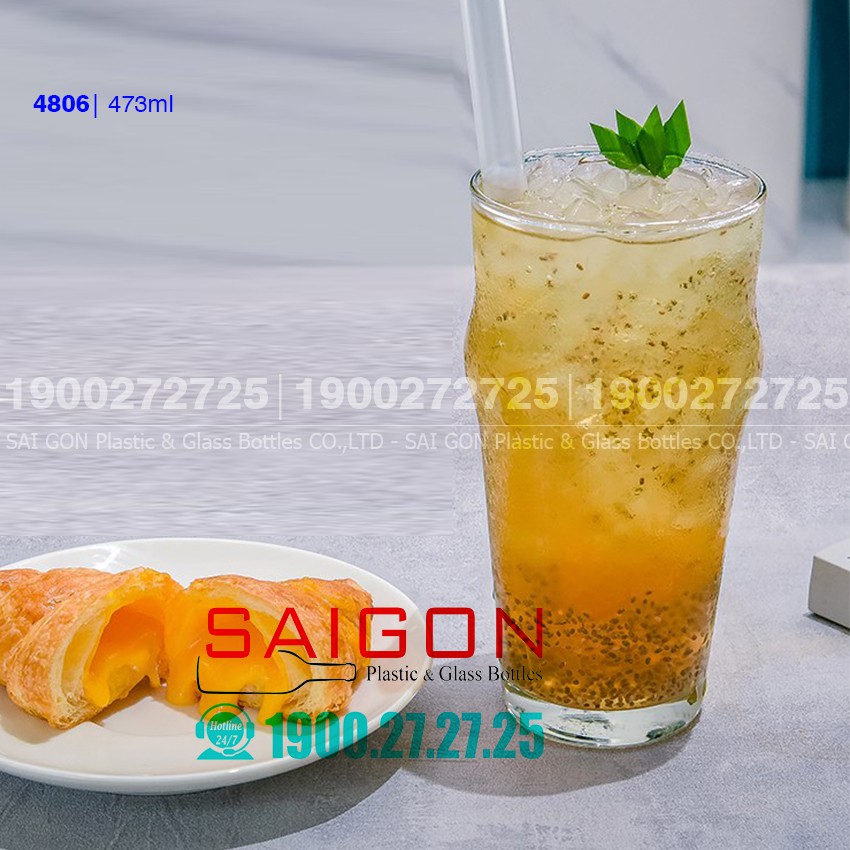 Ly thủy tinh Govener Clinton Soda 473ml | Thủy Tinh Cao Cấp