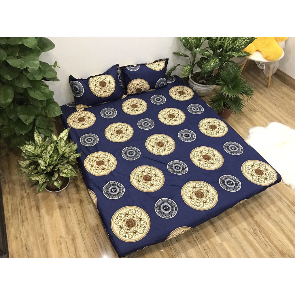 Bộ Ga gối Cotton Poly Emmidecor Các Mẫu Lá