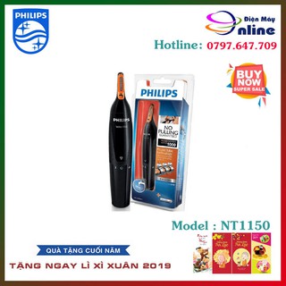 (Khuyến Mãi Cực Lớn) Máy Tỉa Lông Mũi Philips NT1150 - Chính Hãng