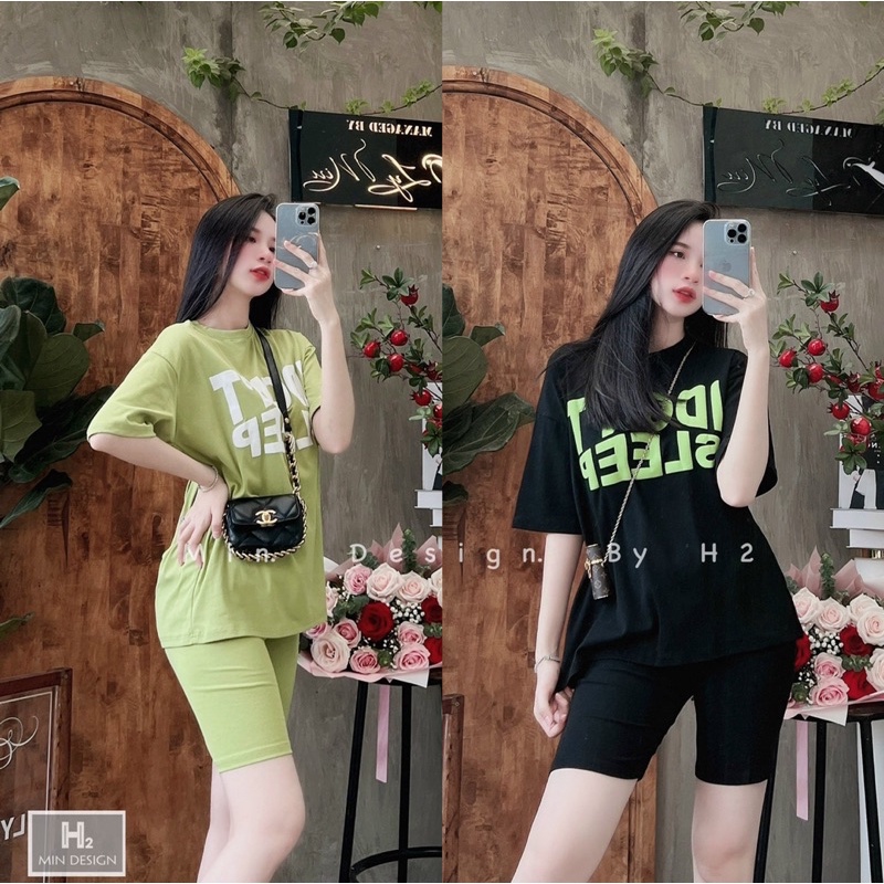 SET BỘ I DON’T MIX QUẦN LEGGING DÀI 2 MÀU