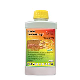 Thuốc trừ cỏ cháy khai hoang Q7 chai 900ml , thuốc trừ cỏ Q7 được nhiều bà con tin dùng