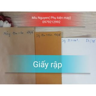 Combo 10 tờ Giấy để vẽ rập loại mỏng