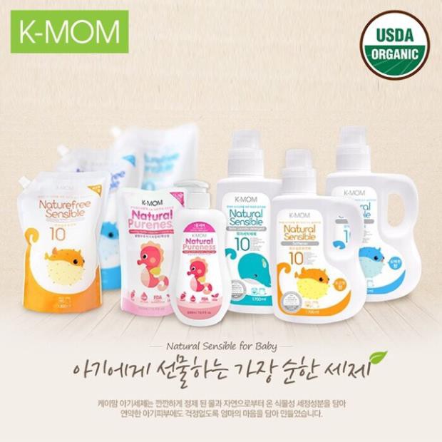 XẢ KHO NƯỚC XẢ VẢI HƯU CƠ (ORGANIC) CAO CẤP K-MOM HÀN QUỐC