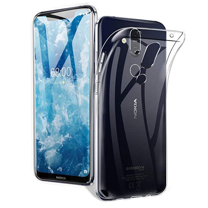 ỐP LƯNG DẺO SILICON TRONG SUỐT ĐIỆN THOẠI NOKIA 8.1