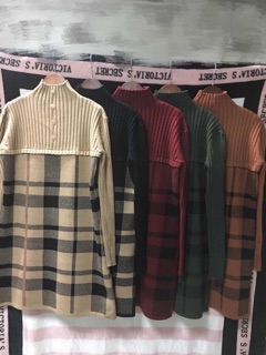 Len kẻ Burberry