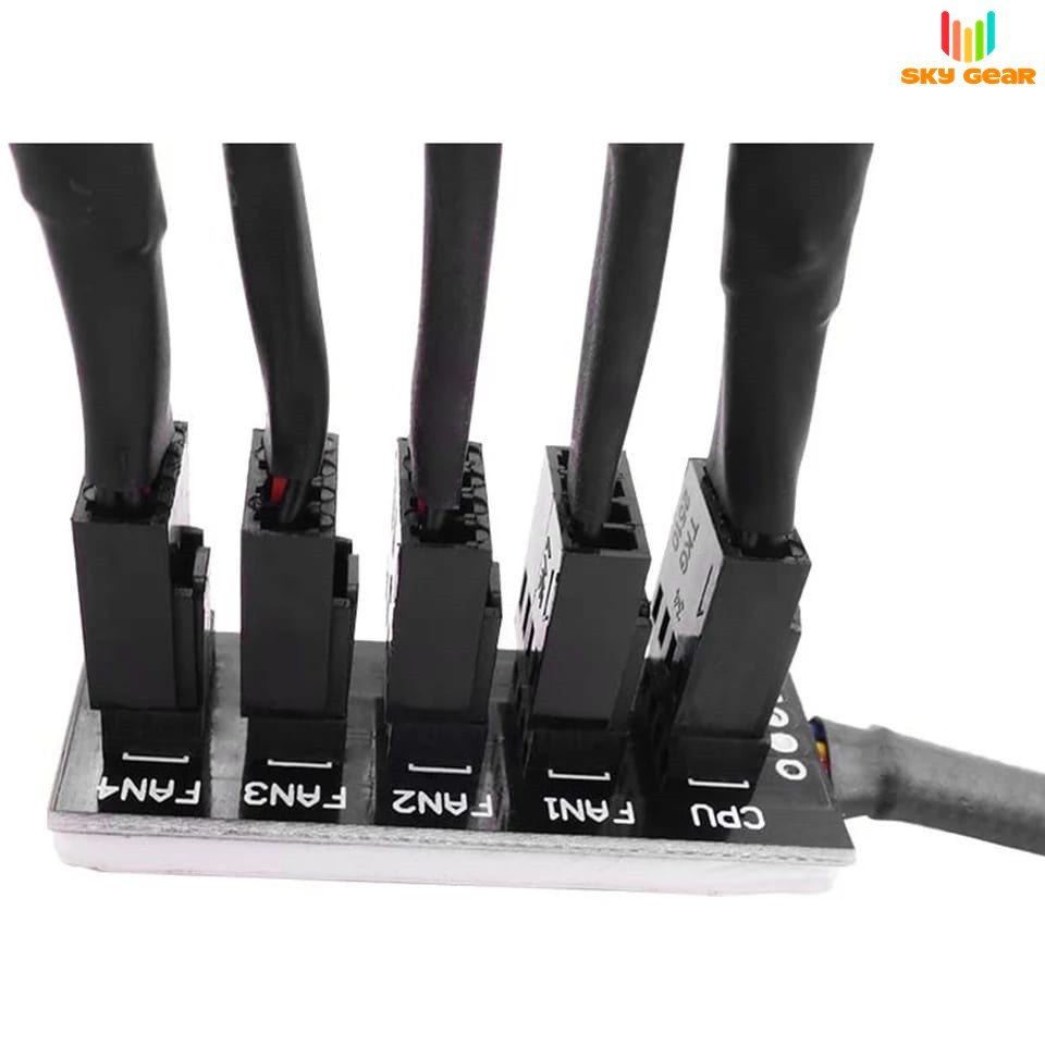Dây chia fan 4pin các loại - Mở rộng chân cắm quạt fan case, dây bọc lưới