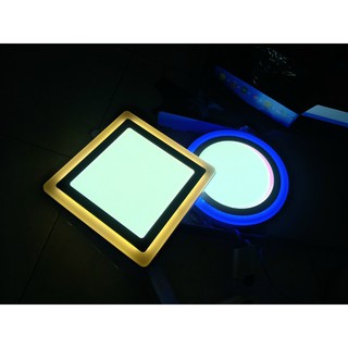 ĐÈN MÂM LED ỐP NỔI VUÔNG VIỀN MÀU 16W-24W. SIÊU ĐẸP