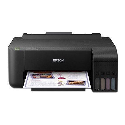 Máy in Phun màu Epson L1110 - Khổ A4 - Máy in gắn sẵn bộ tiếp mực ngoài chính hãng Epson (BHành 12 tháng)