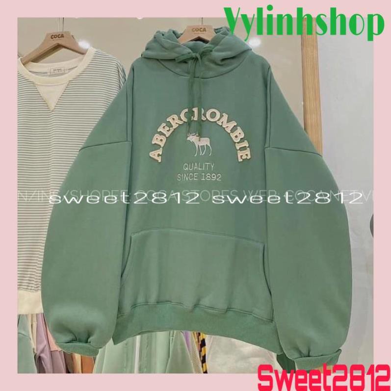 [SIÊU HÓT] Áo Hoodie Nam Nữ Hình Hươu💖 form rộng tay dài có mũ thời trang chất nỉ ngoại cao cấp