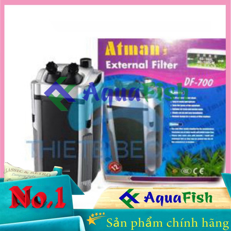 Atman DF 700 ( thùng lọc bể kính )