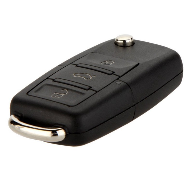 3 Button Replacement Keyless Entry Remote Car Flip Key Shell Fob Case for Jetta Beetle