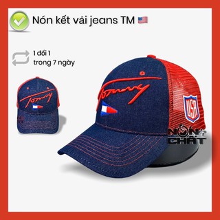 Nón thể thao vải Jean phối lưới TM