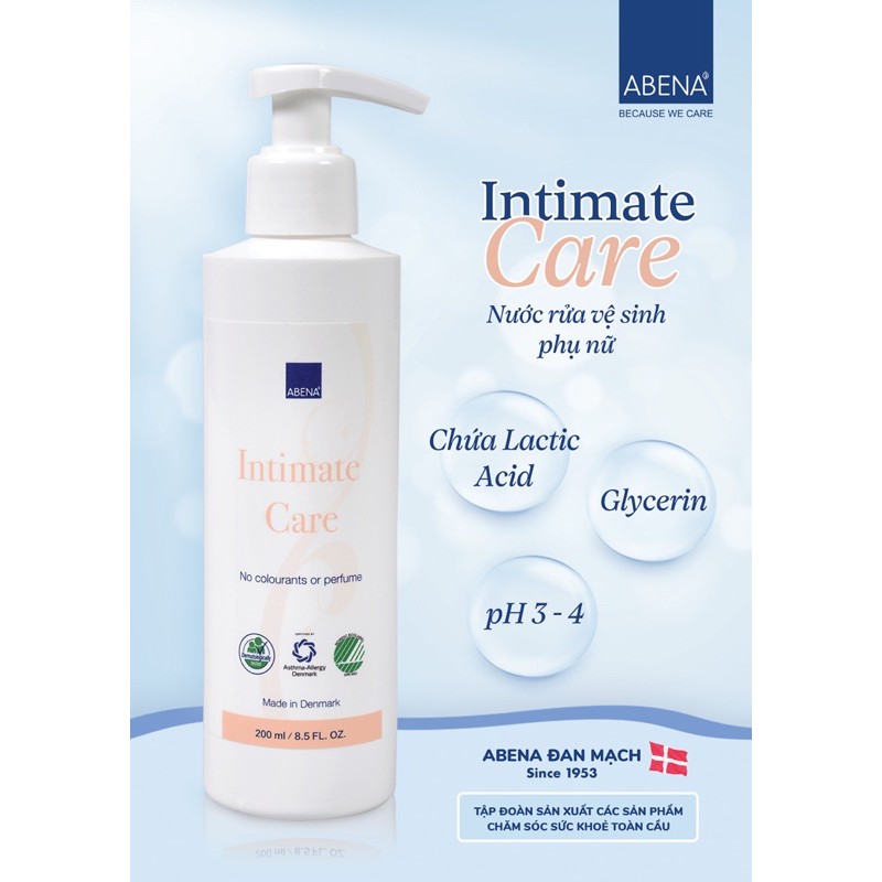 Dung dịch vệ sinh phụ nữ ABENA Intimate Care