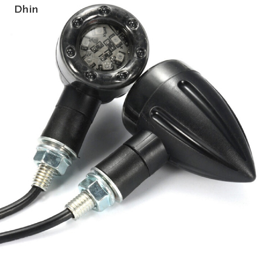 Đèn LED xi nhan màu hổ phách + đỏ chuyên dụng dành cho xe máy/ xe đạp