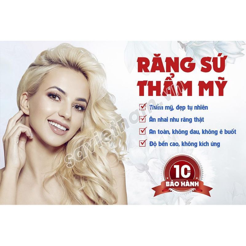 Tranh poster nha khoa tư vấn các chủ đề: răng sứ, implant, chỉnh nha, tẩy trắng,trám răng...