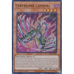 Thẻ bài Yugioh - TCG - Cyberdark Chimera / SDCS-EN002'