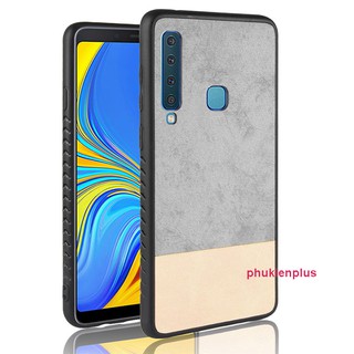 Ốp lưng Samsung Galaxy A9 2018 Leather Color lưng da