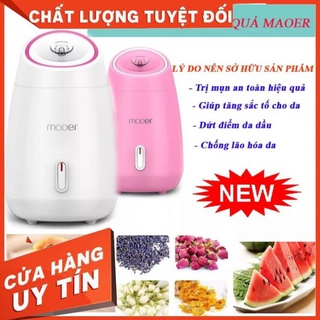  Máy xông mặt MAOER mini máy xông hơi mặt hoa quả thảo dược phun sương tạo ẩm trị mụn làm đẹp da 