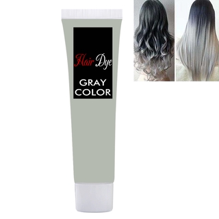 (Hàng Mới Về) Thuốc Nhuộm Tóc Màu Xám Khói Thời Trang Không Gây Nhờn