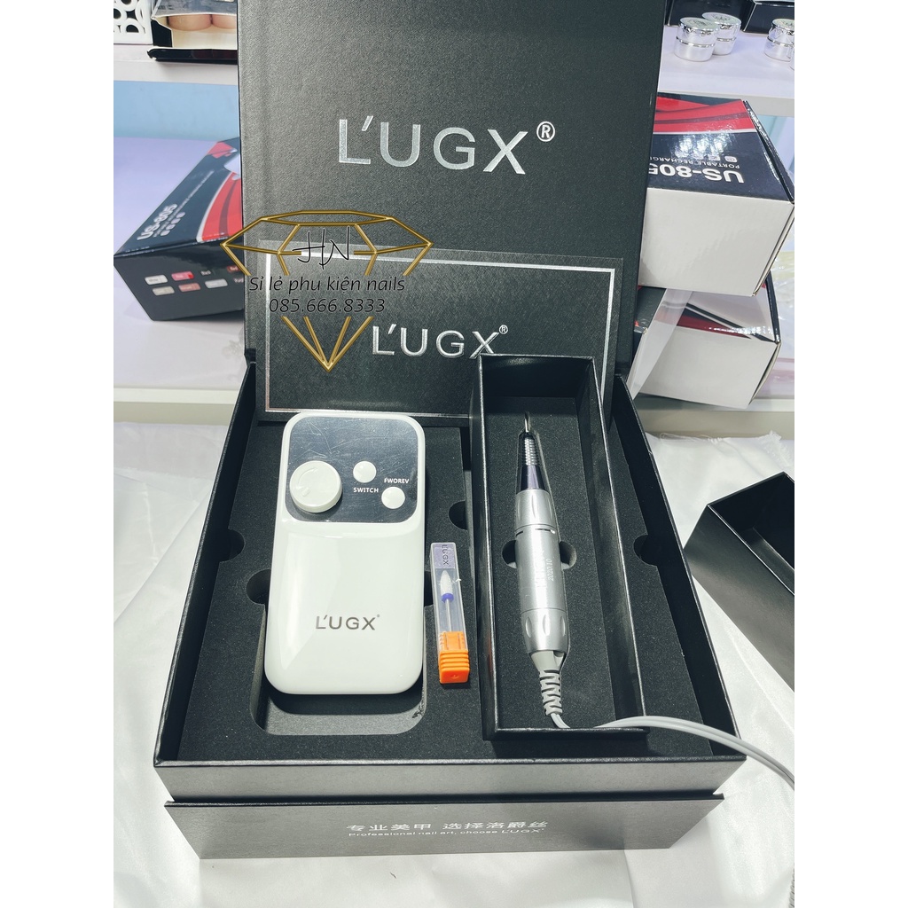Máy mài tích điện LUGX LG 602, máy mài móng tích điện bảo hành 3 tháng, máy mài nail chính hãng