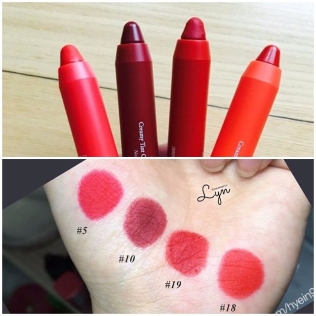 MẪU MỚI - Son bút chì MAMONDE CREAMY TINT COLOR BALM INTENSE