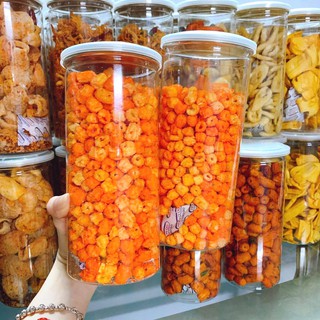 Nui sen sấy bơ cay cực giòn ngon hộp 300g