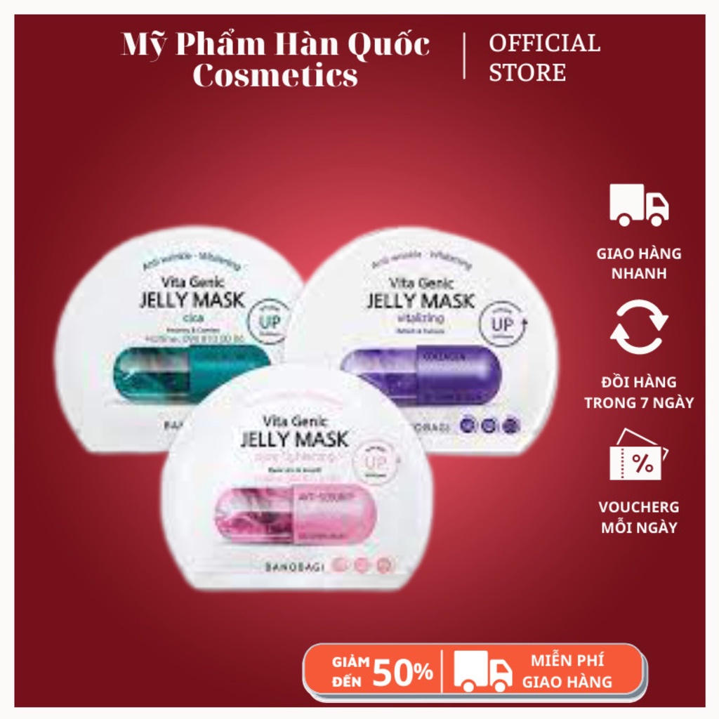 MẶT NẠ BANOBAGI VITA GENIC JELLY MASK 2020 LẺ MIẾNG