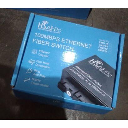 Đầu nối Hsairpo MEDIA 2 FIBER 1 ETHERNET CM2F1E 10/100 20KM SC