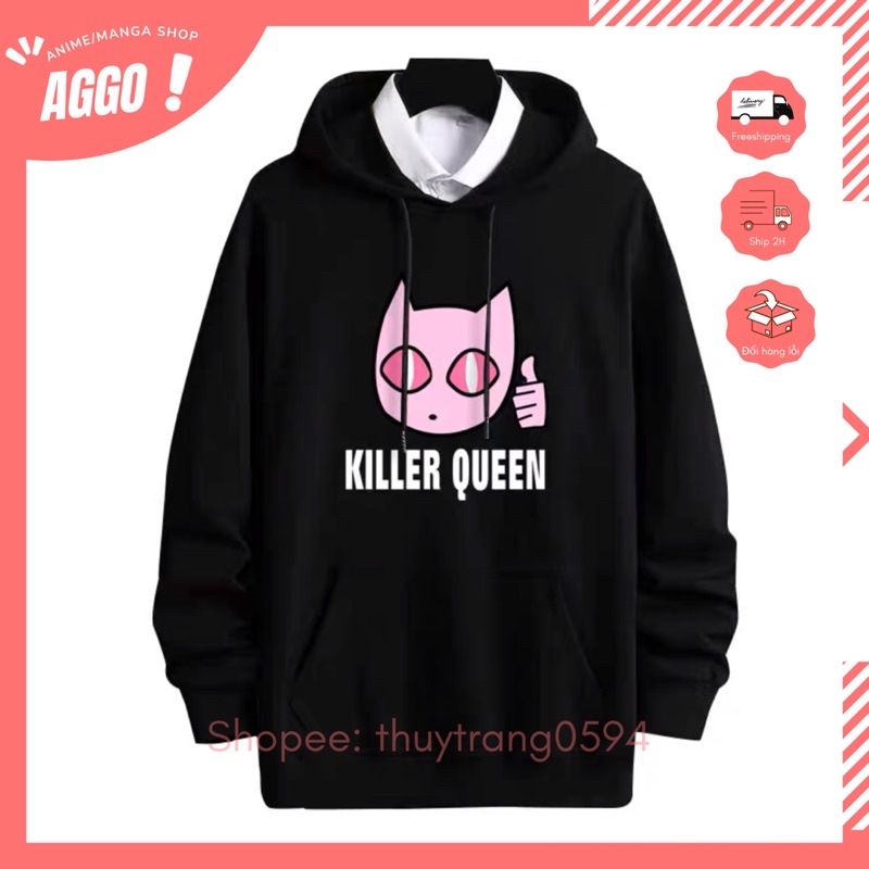 Áo Hoodie Dài Tay Nam Nữ Anime JOJO Bizarre Adventure - Đủ Size