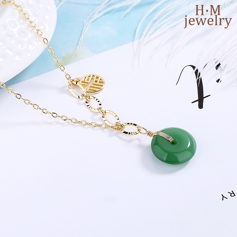 Dây Chuyền Mặt Thẻ May Mắn Phong Cách Vintage