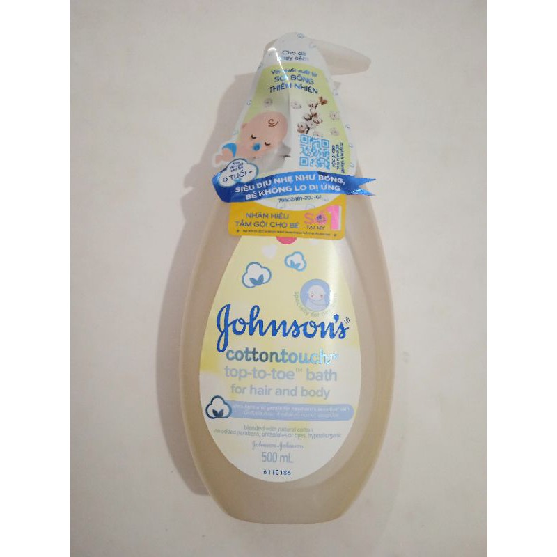 Sữa tắm gội em bé Johnson's Top-to-Toe Baby 500ml