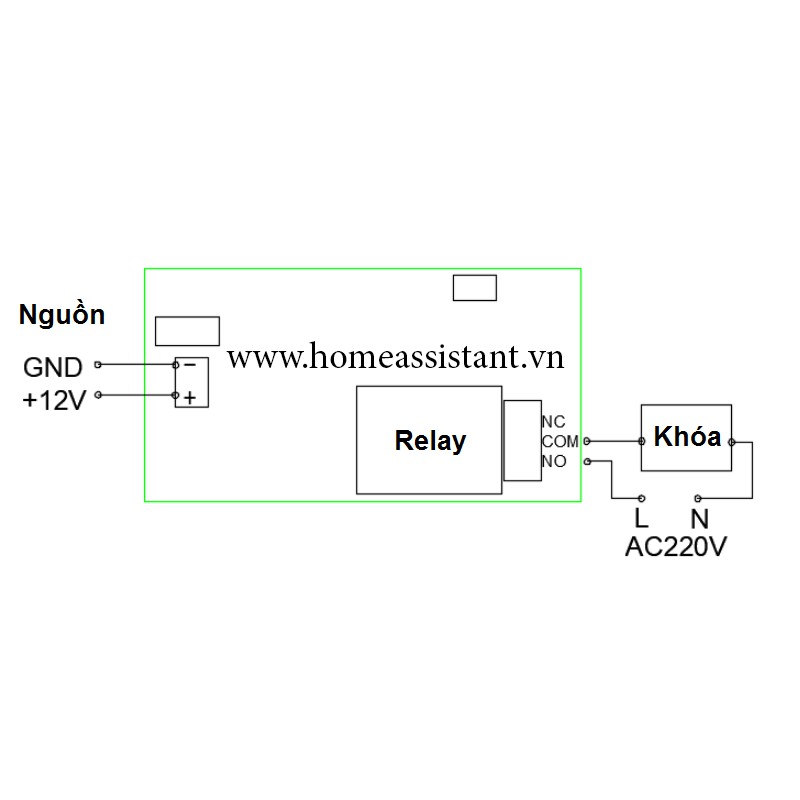 Công Tắc Giải Mã Mở Khóa Bằng Vân Tay Modbus RS485 VT01