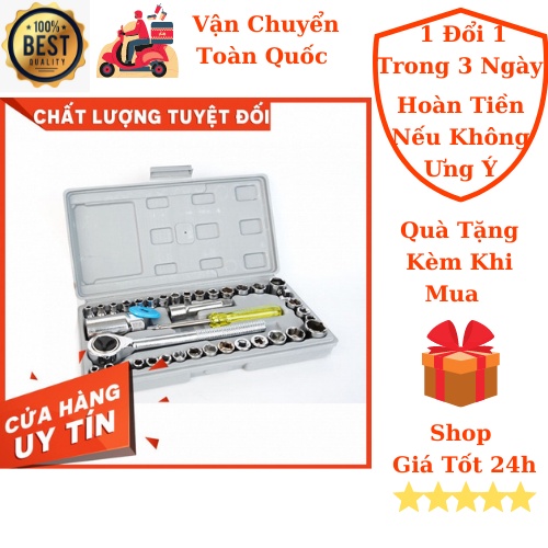 BỘ ĐỒ NGHỀ SỬA CHỮA Ô TÔ XE MÁY 40 MÓN LOẠI TỐT