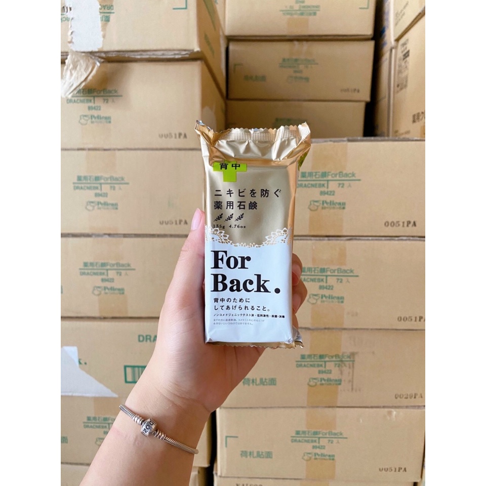 Xà phòng mụn lưng For back Pelican 135g Nhật Bản (Forback)