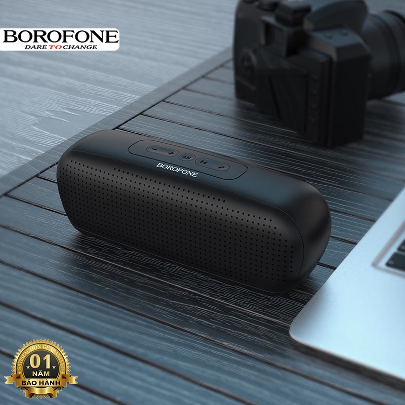 Loa Bluetooth Borofone BR11 Bass mạnh mẽ, to rõ, hỗ trợ di động không dây - Chính hãng